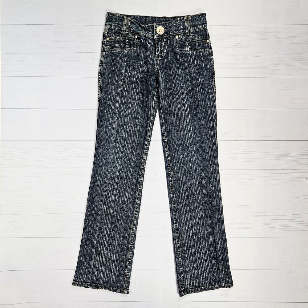 Euro Y2k Low-Rise Jeans Straight Leg Vintage - Medium